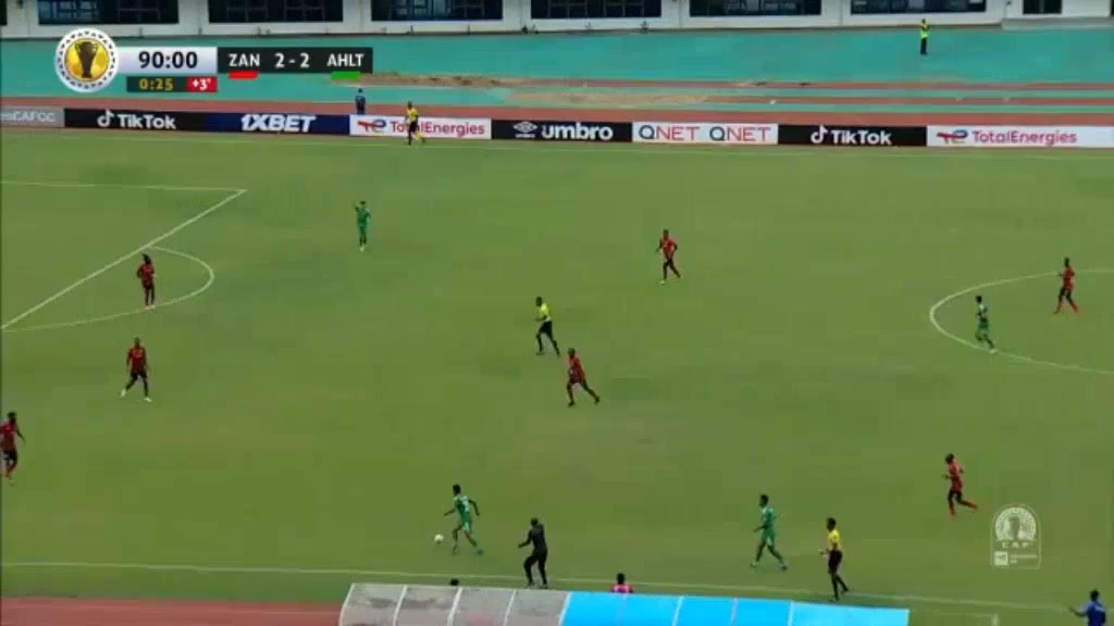 CAF Cup Zanaco Vs Al-Ahli tripoli Moataz Al Mahdi Goal in 91 min, Score 2:3