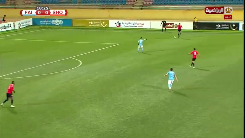 JOR ShC Al Faisaly Vs Shabab AlOrdon Awad A. Goal in 19 min, Score 1:0