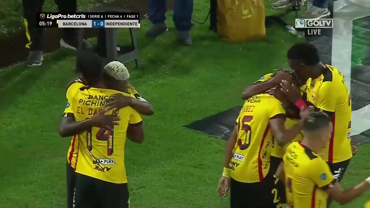 596 Barcelona SC(ECU) Vs Independiente Jose Teran 5 skor gol Gabriel Jhon Cortez, skor 1:0