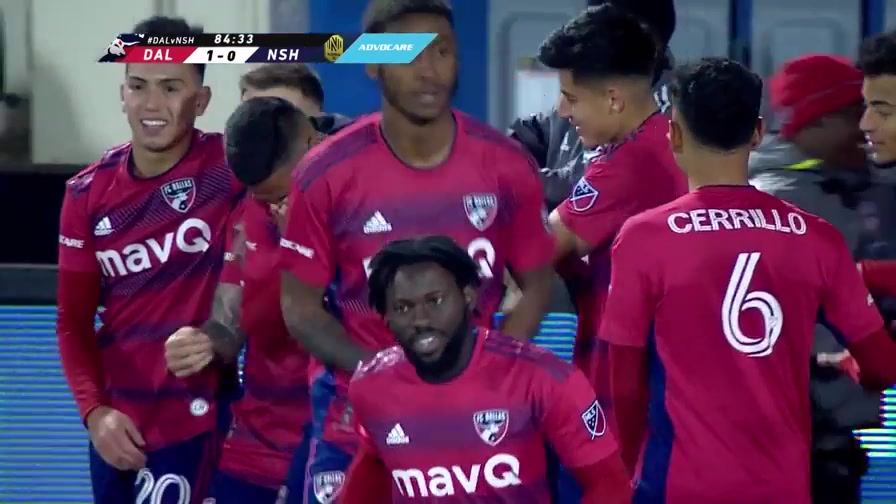 MLS FC Dallas Vs Nashville 84 ทำประตู Franco Daniel Jara ประตู, ทำคะแนน 1:0