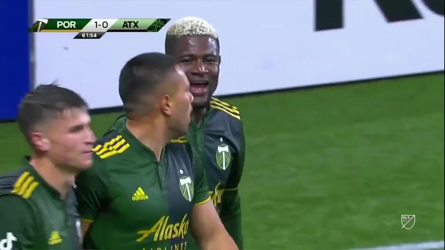 MLS Portland Timbers Vs Austin FC 63 ทำประตู Bill Tuiloma ประตู, ทำคะแนน 1:0