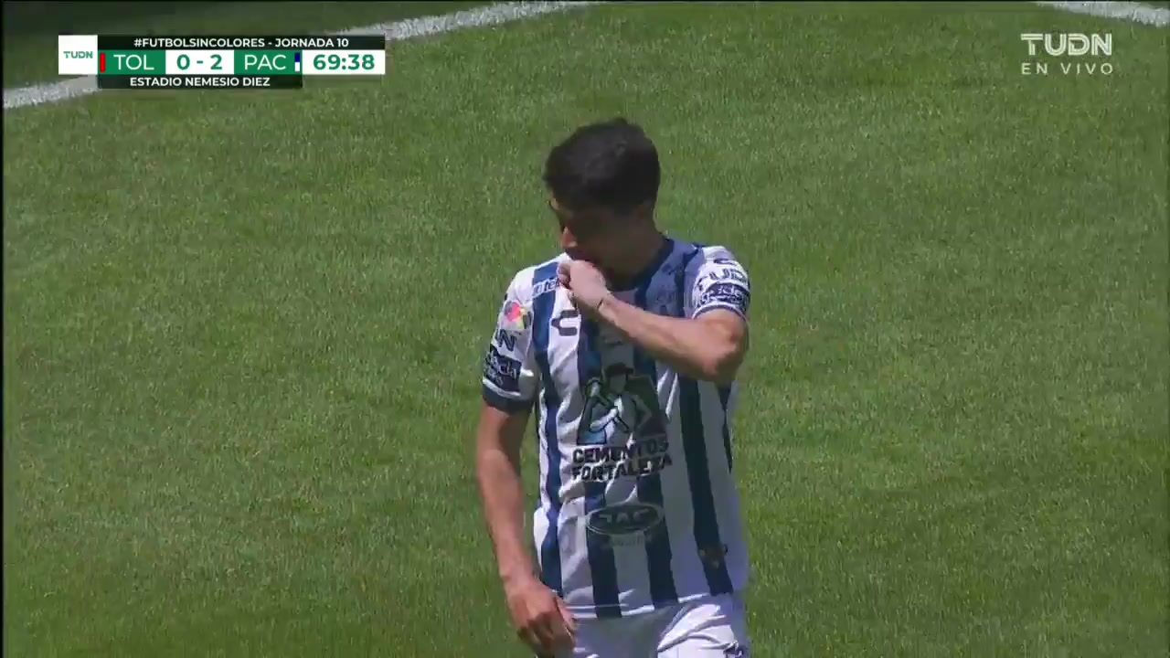 MEX D1 Toluca Vs Pachuca 69 ทำประตู Nicolas Ibanez ประตู, ทำคะแนน 0:2