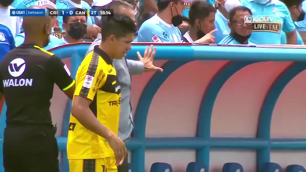 PER D1 Sporting Cristal Vs Academia Deportiva Cantolao Christofer Gonzáles Goal in 64 min, Score 2:0