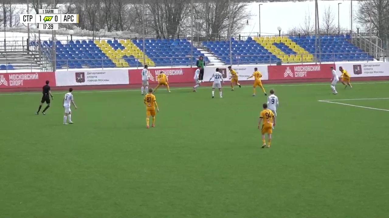 RUS YthC Strogino Youth Vs Arsenal Tula Youth 18 phút Vào, ghi bàn 2:0