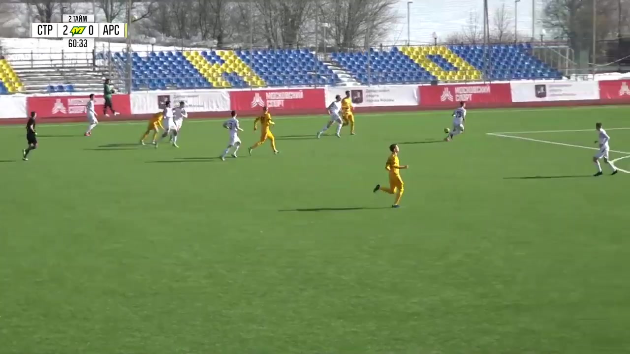 RUS YthC Strogino Youth Vs Arsenal Tula Youth 62 phút Vào, ghi bàn 2:1