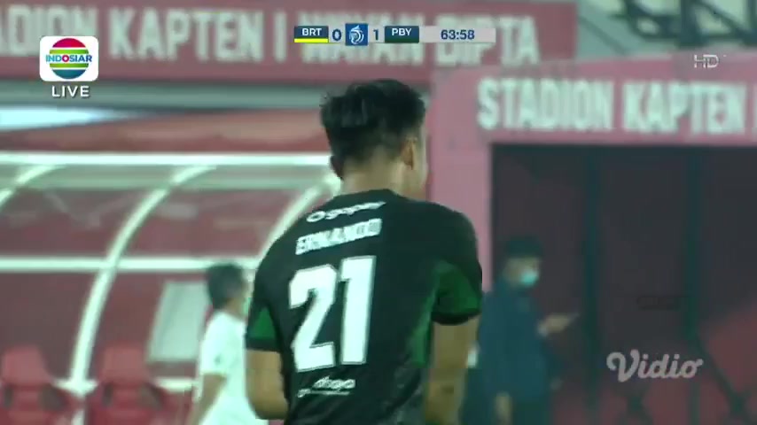 IDN ISL Barito Putera Vs Persebaya Surabaya  Goal in 65 min, Score 0:1