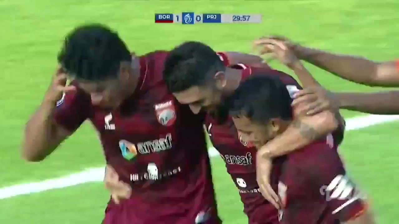 IDN ISL Borneo FC Vs Persiraja Aceh Jonathan Bustos Goal in 29 min, Score 1:0