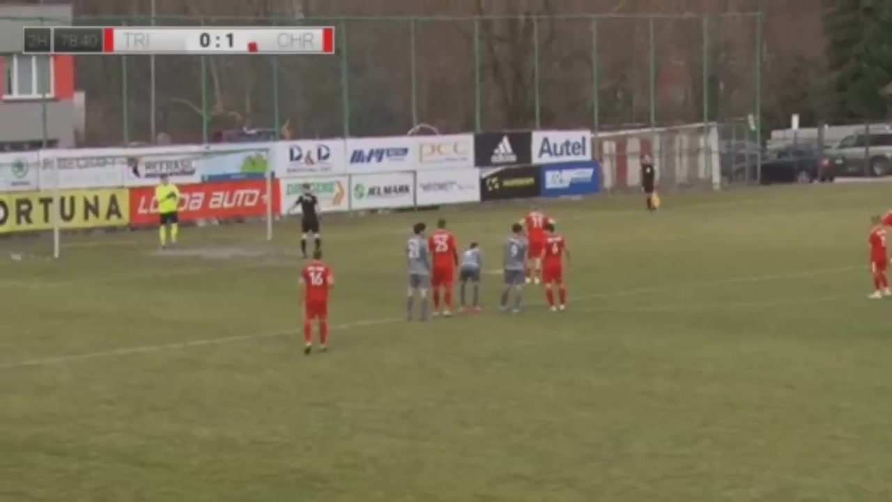 CZE D2 Trinec Vs Chrudim 80 phút Vào, ghi bàn 1:1