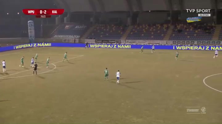 POL D2 Wisla Pulawy Vs KP Calisia Kalisz  Goal in 78 min, Score 0:3