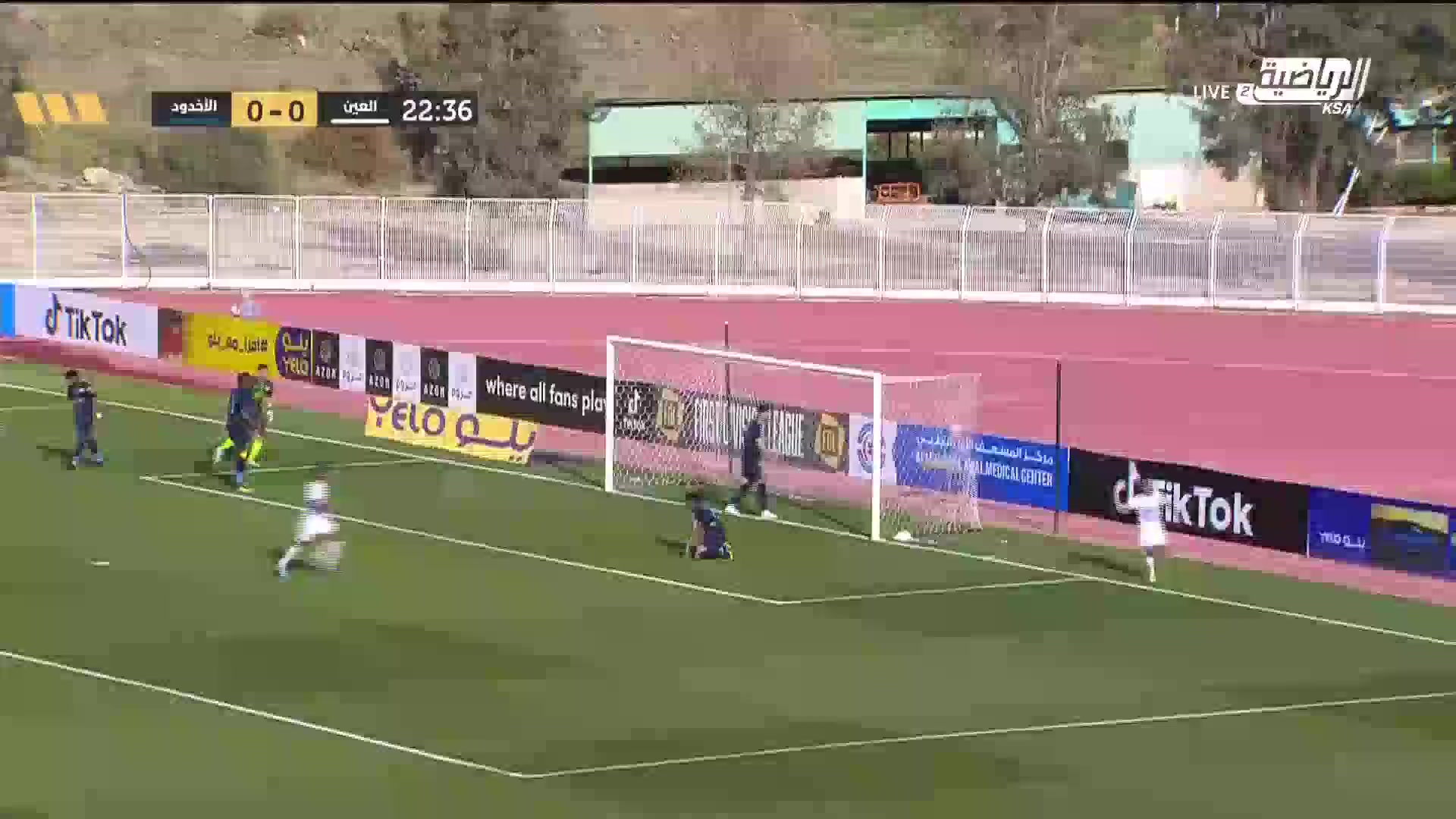 KSA D1 Al-Ameade Vs Al-Akhdoud AI Hujaile Ayman Goal in 22 min, Score 1:0