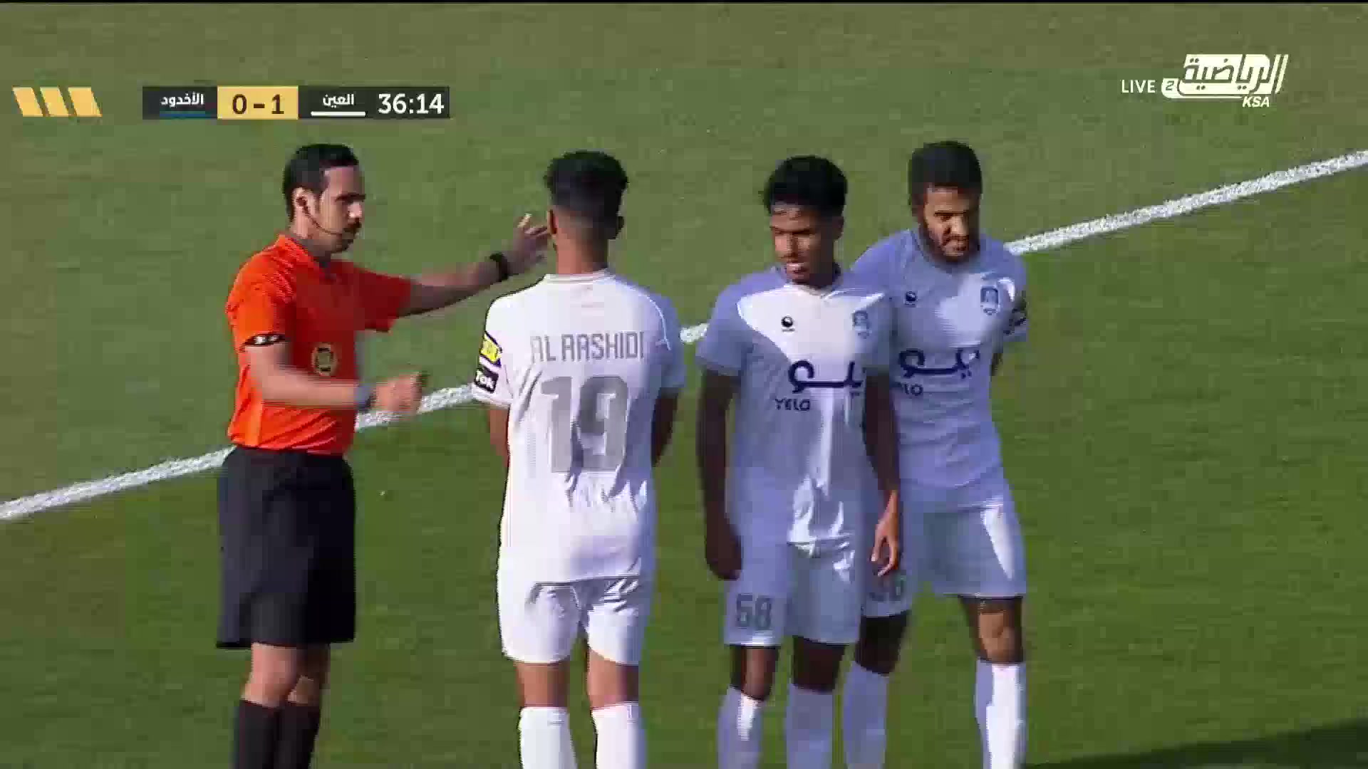 KSA D1 Al-Ameade Vs Al-Akhdoud  Goal in 36 min, Score 1:1