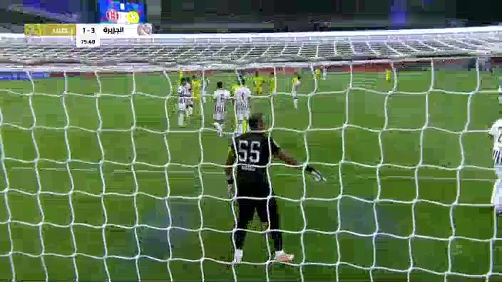 UAE LP Al-Jazira(UAE) Vs Ittihad Kalba Mohannad Salem Goal in 77 min, Score 3:2