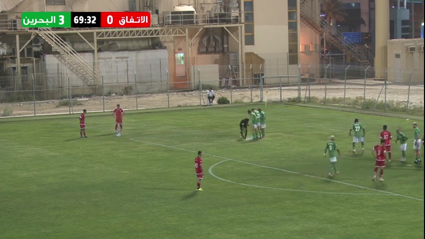 BHR D Al-Ittifaq Vs Bahrain SC  Goal in 71 min, Score 1:3