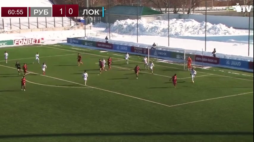 RUS YthC Rubin Kazan (R) Vs Lokomotiv Moscow Youth 62 phút Vào, ghi bàn 2:0