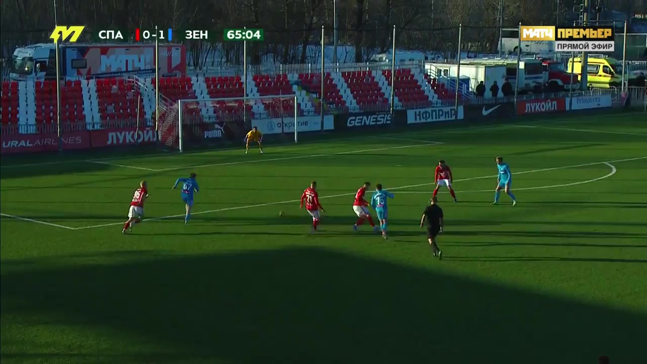 RUS YthC Spartak Moscow Youth Vs Zenit St.Petersburg Youth 65 phút Vào, ghi bàn 0:2