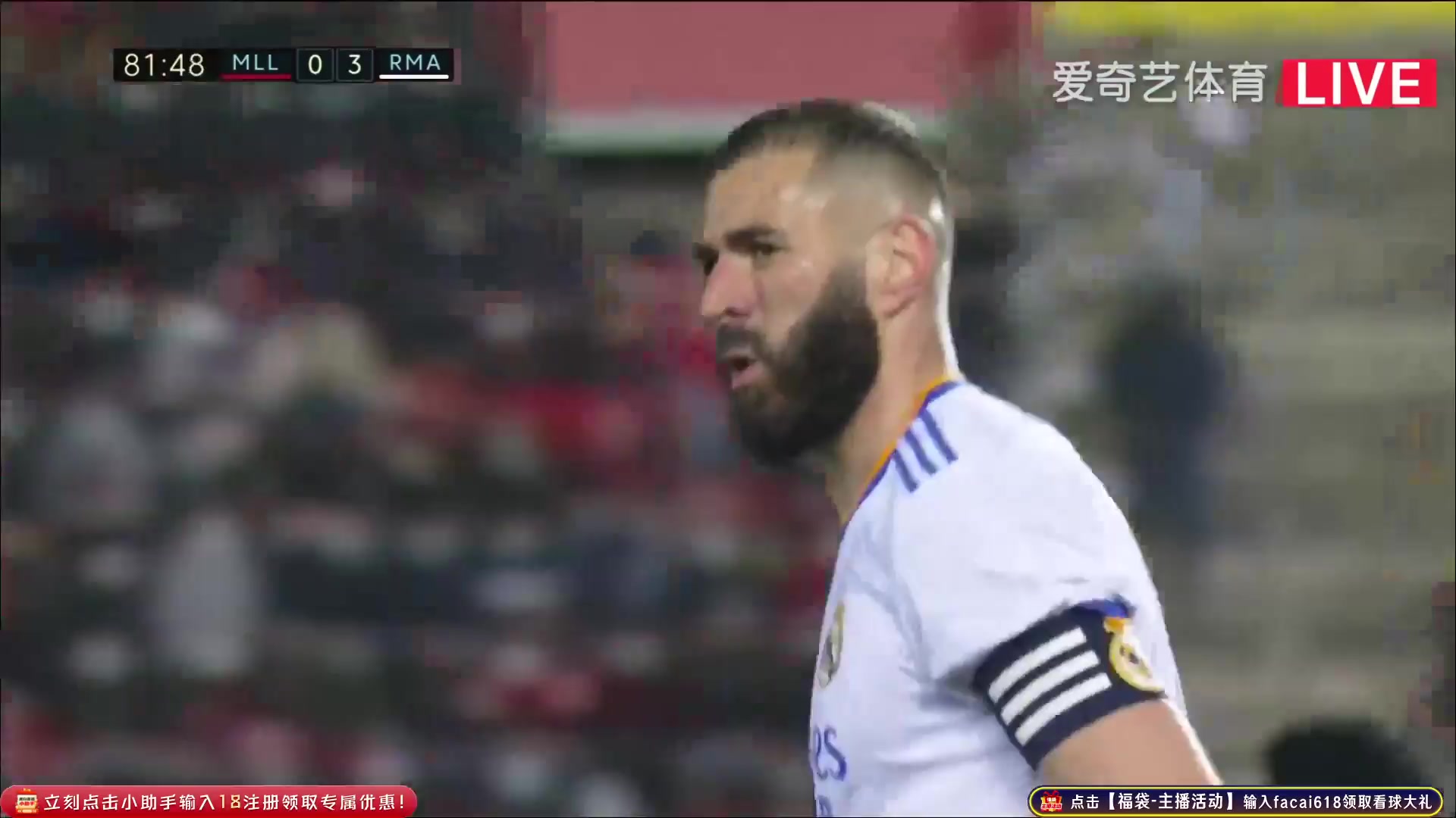 Laliga1 Mallorca Vs Real Madrid 81 phút Vào, ghi bàn 0:3