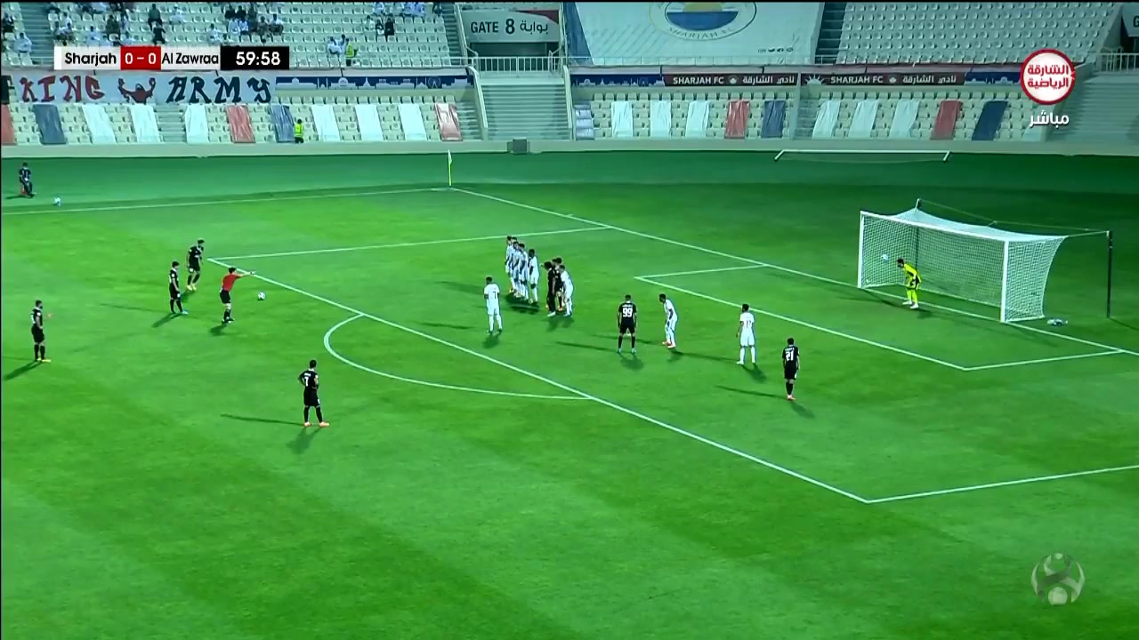 AFC CL Al-Sharjah Vs Al Zawraa 59 ทำประตู Saad Abdulameer Luaibi Al Zirjawi ประตู, ทำคะแนน 0:1