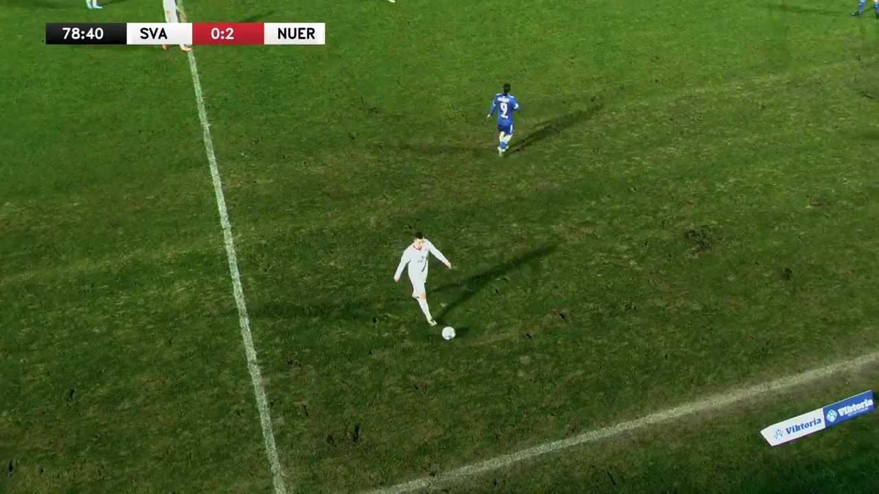 GER Reg Viktoria Aschaffenburg Vs Nurnberg (Youth) Niesigk Goal in 78 min, Score 1:2