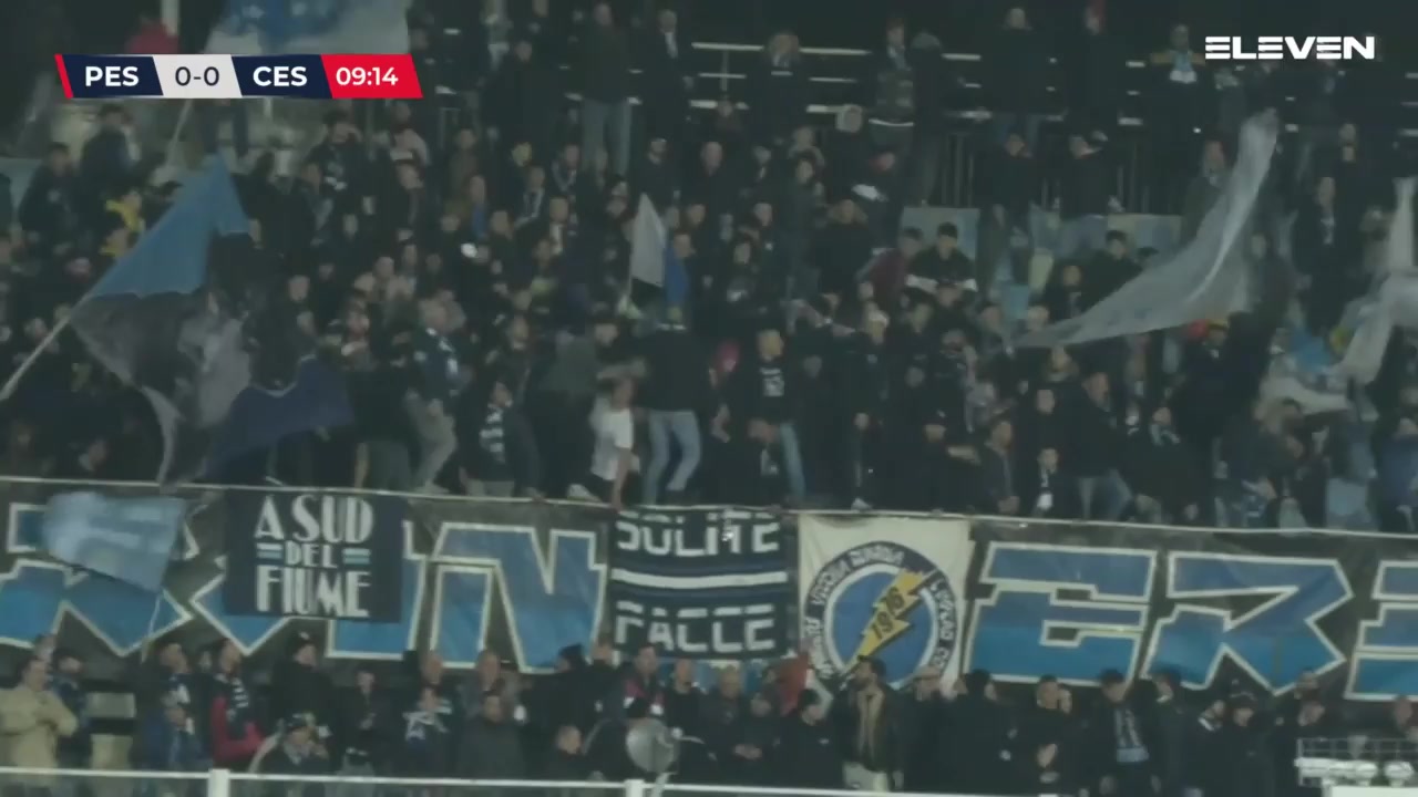 ITA C1 Pescara Vs Cesena  Goal in 10 min, Score 0:1