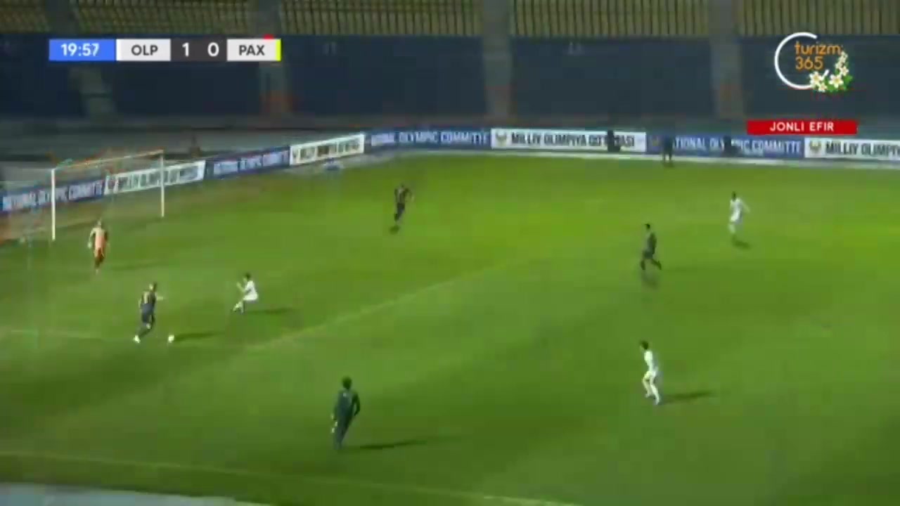 UZB D1 Olympic FK Tashkent Vs Pakhtakor 21 ทำประตู  ประตู, ทำคะแนน 1:1