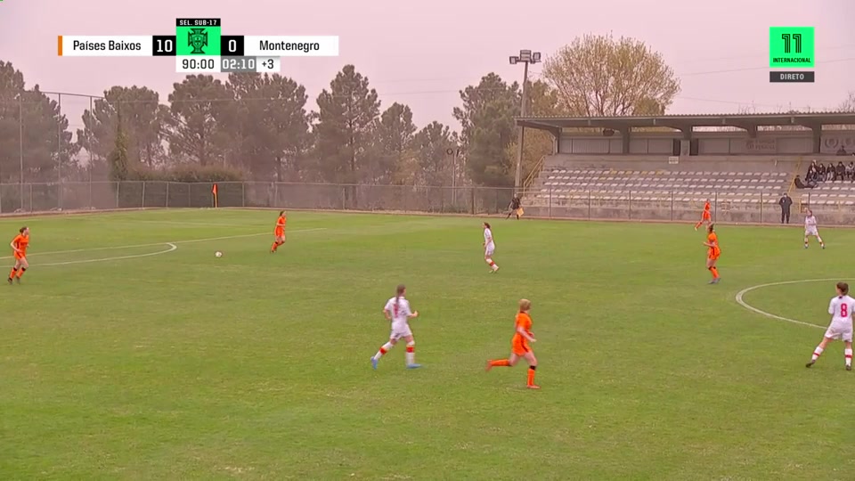 EU-WU17 Netherlands (w) U17 Vs Montenegro  (w)U17  Goal in 92 min, Score 11:0