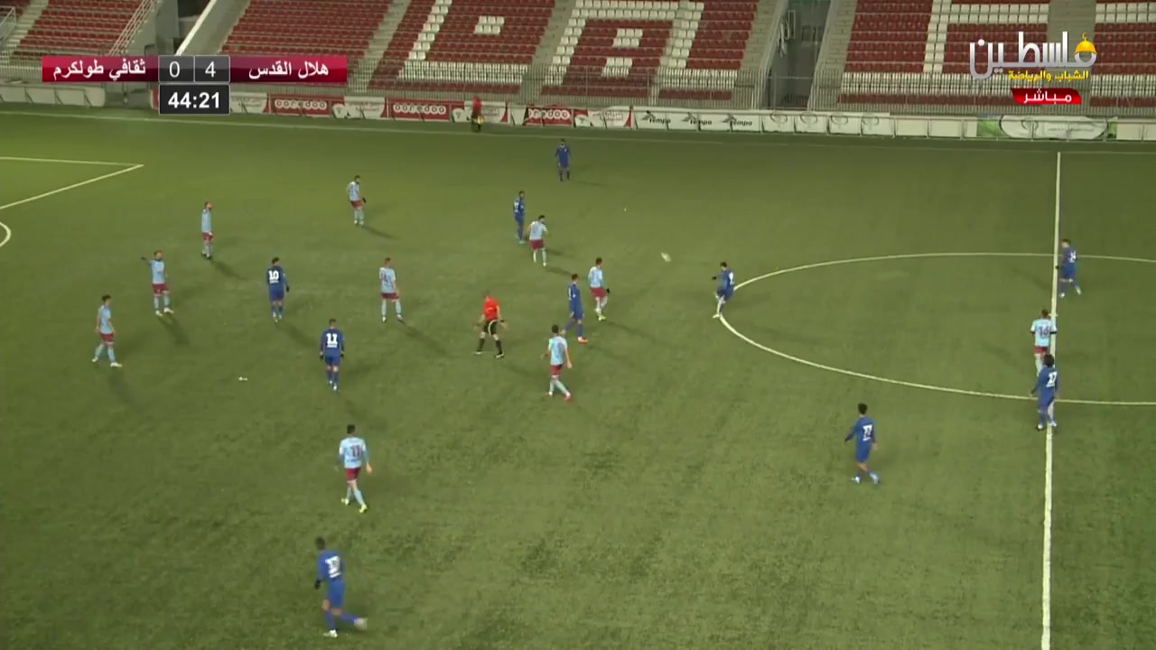 PALL Hilal AL Quds Vs Thagafi Tulkarem  Goal in 44 min, Score 5:0