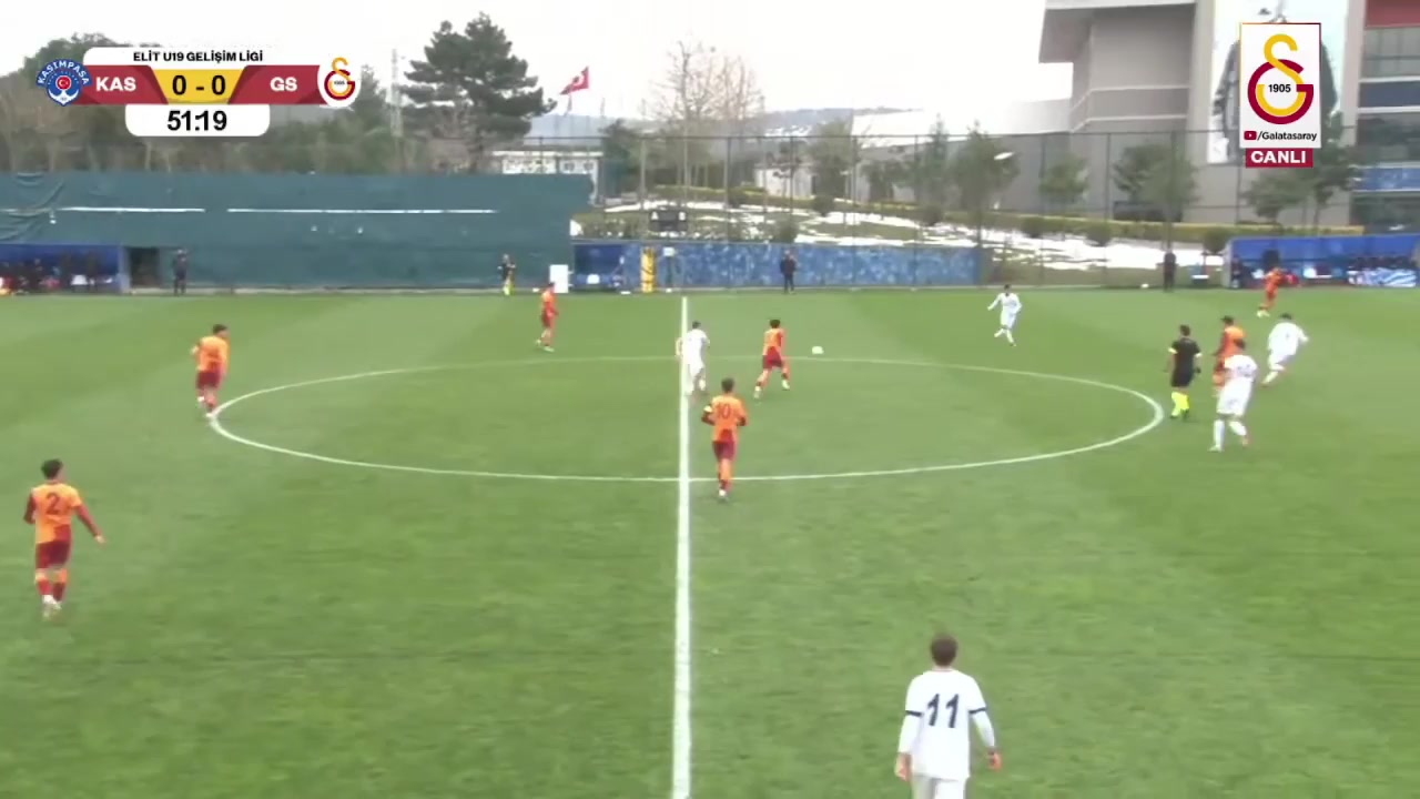 TUR U19 Kasimpasa U19 Vs Galatasaray U19  Goal in 53 min, Score 0:1