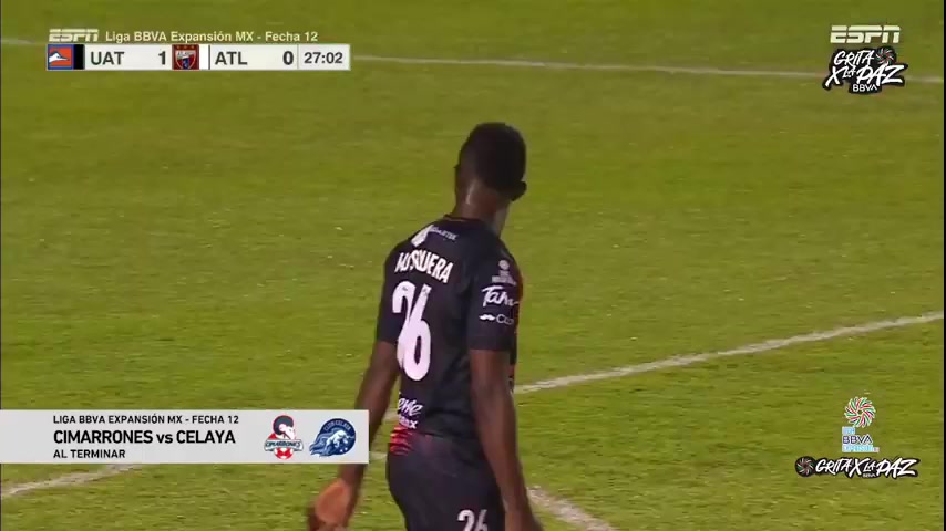 MEX D2 Correcaminos UAT Vs CF Atlante 27 phút Vào, ghi bàn 2:0