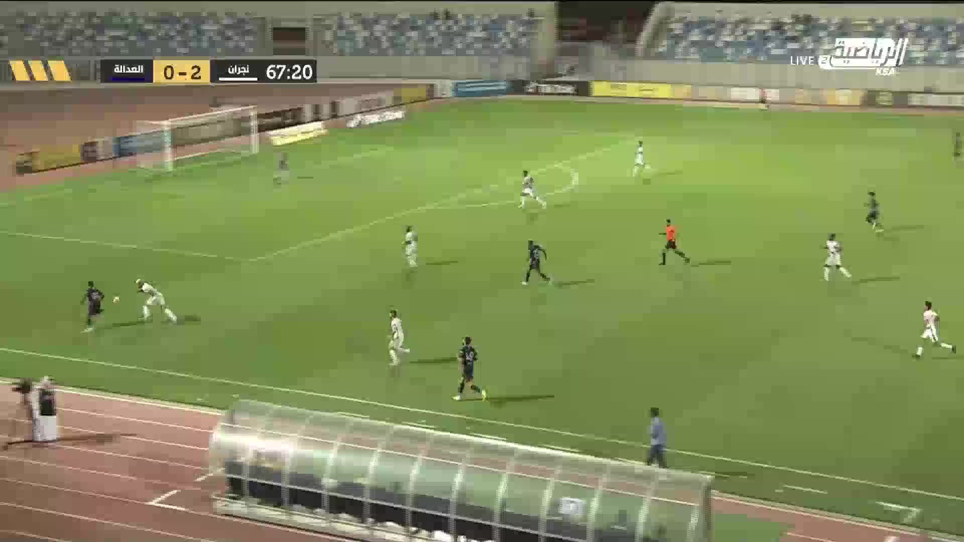 745 Najran SC Vs Al-adalh 69 skor gol , skor 2:1