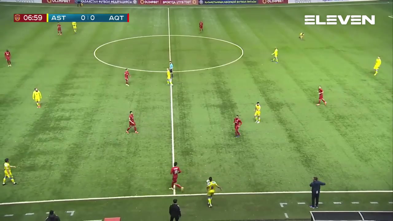 KAZ PR Lokomotiv Astana Vs FK Aktobe Lento 8 phút Aslan DarabaevVào, ghi bàn 1:0