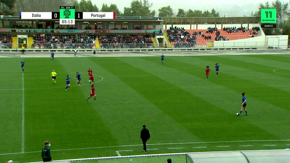 EU-WU17 Italy (w) U17 Vs Portugal (w) U17  Goal in 85 min, Score 1:1