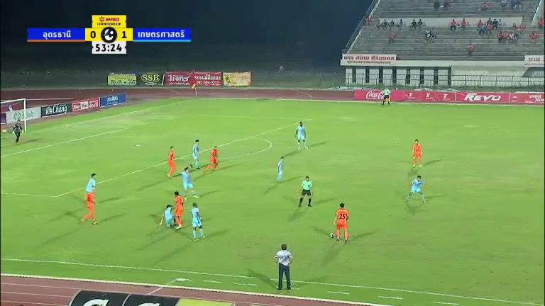 THA L2 Udon Thani Vs Kasetsart FC Simon Dia Goal in 55 min, Score 0:2