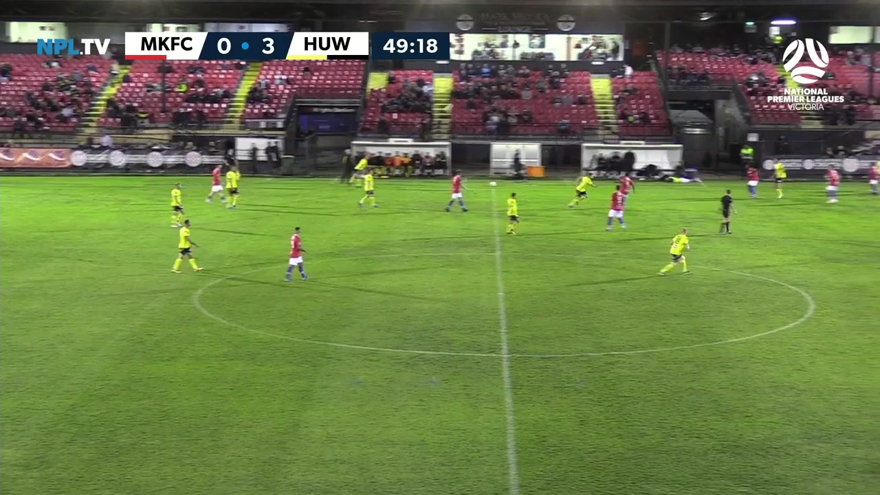 AUS VPL Melbourne Knights Vs Heidelberg United 52 phút Vào, ghi bàn 0:4