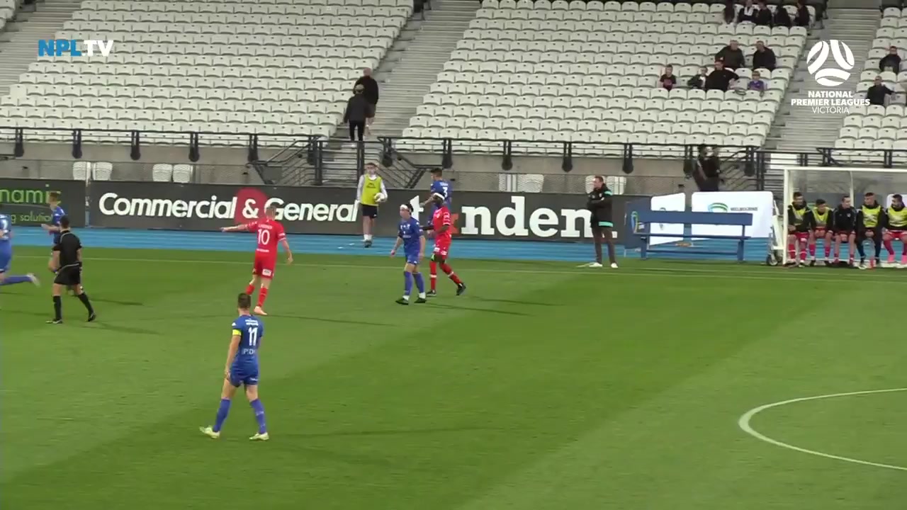 AUS VPL South Melbourne Vs Hume City 5 phút Vào, ghi bàn 1:0