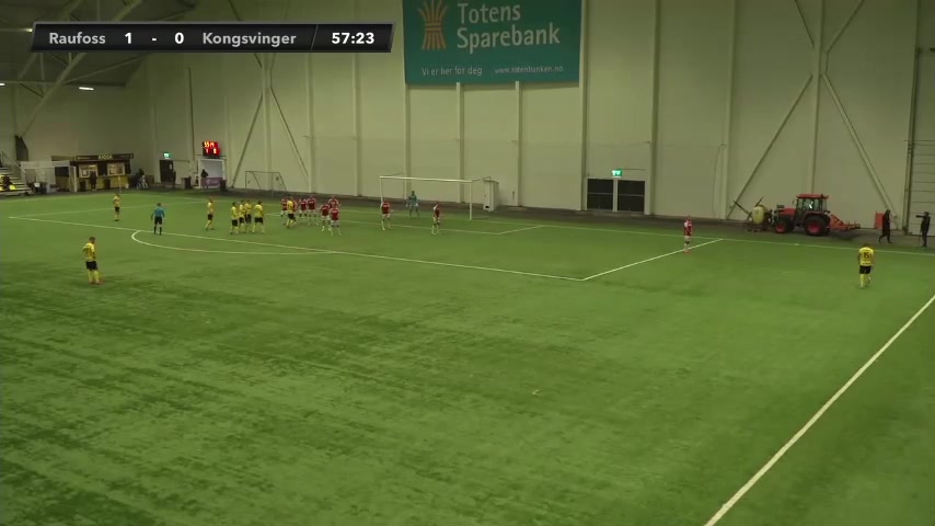 INT CF Raufoss Vs Kongsvinger 58 phút Vào, ghi bàn 2:0