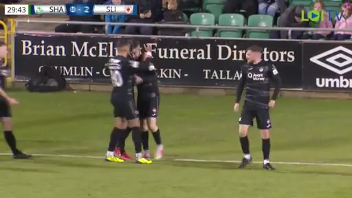 IRE PR Shamrock Rovers Vs Sligo Rovers Aidan Keena Goal in 29 min, Score 0:2