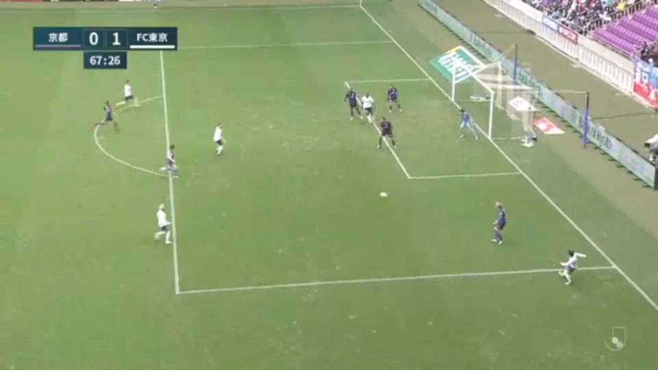 JPN D1 Kyoto Sanga Vs FC Tokyo Diego Queiroz de Oliveira Goal in 68 min, Score 0:1