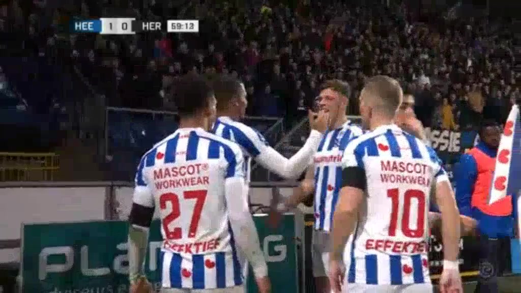 HOL D1 SC Heerenveen Vs Heracles Almelo 60 phút Amin SarrVào, ghi bàn 1:0