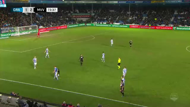 17 De Graafschap Vs MVV Maastricht 75 skor gol Sven Blummel, skor 1:3