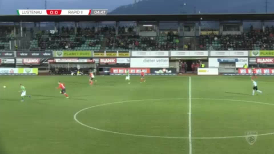 128 Austria Lustenau Vs Rapid Vienna (Youth) 5 skor gol , skor 0:1