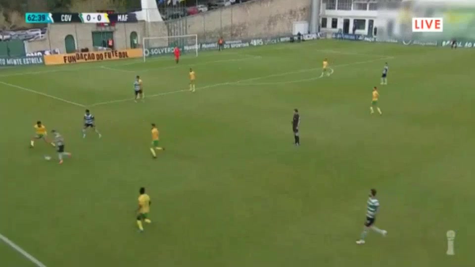 157 SC Covilha Vs CD Mafra 64 skor gol Andre Filipe Lopes Almeida, skor 1:0