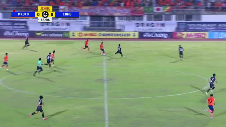 THA L2 Muangkan FC Vs Chainat FC  Goal in 84 min, Score 0:1