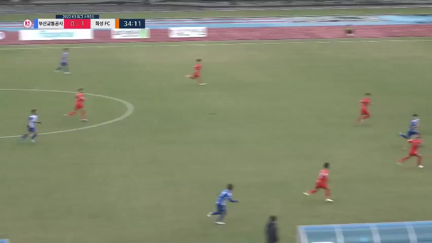KCL Busan Transportation Corporation Vs Hwaseong FC Shin Yeong-Joon Goal in 34 min, Score 1:1