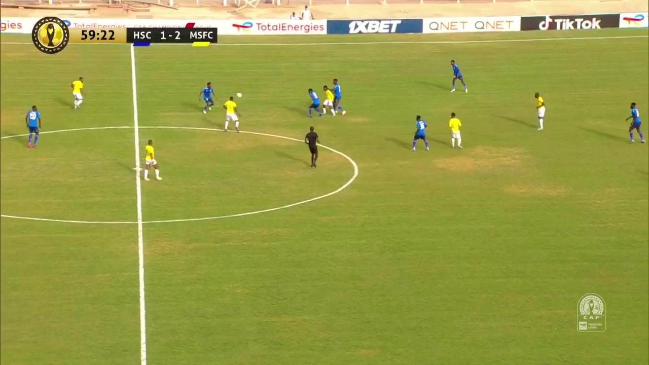 CAF CL Al-Hilal Omdurman Vs Mamelodi Sundowns 61 phút Vào, ghi bàn 1:3