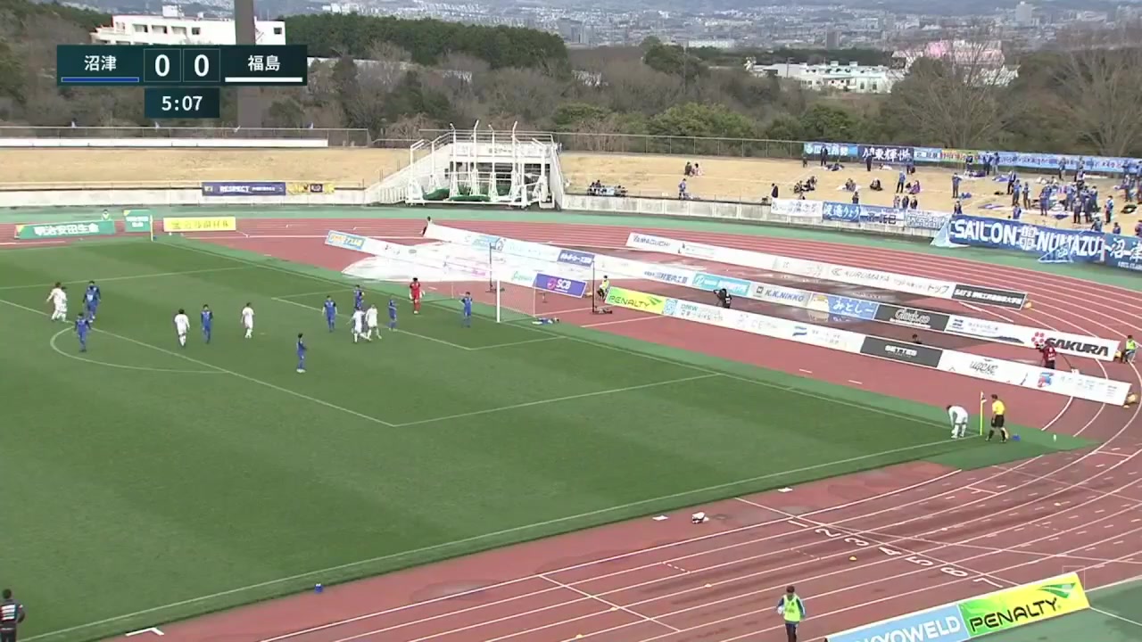 JPN D3 Azul Claro Numazu Vs Fukushima United FC  Goal in 5 min, Score 0:1