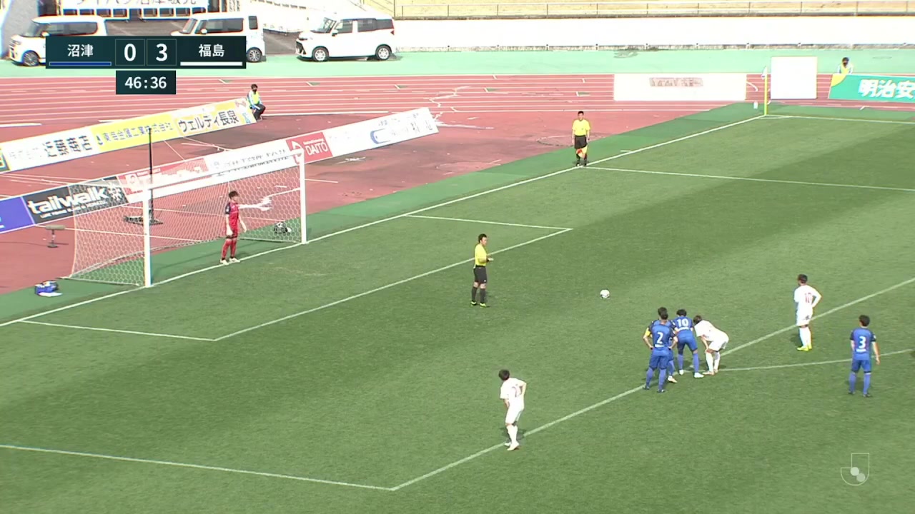 JPN D3 Azul Claro Numazu Vs Fukushima United FC  Goal in 48 min, Score 0:4