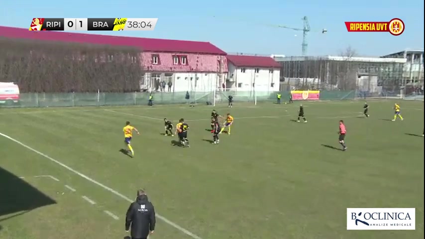 ROM D2 Ripensia Timisoara Vs ASC Corona Brasov Angelov Goal in 38 min, Score 0:2