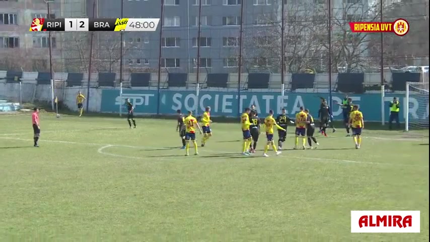 ROM D2 Ripensia Timisoara Vs ASC Corona Brasov Vidrăsan Goal in 48 min, Score 2:2