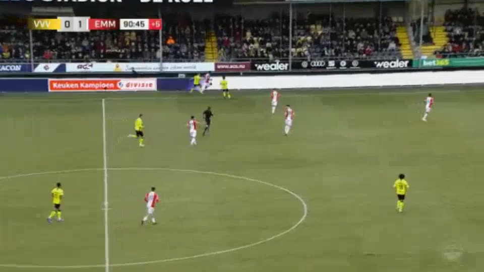 17 VVV Venlo Vs Emmen 93 skor gol , skor 0:2