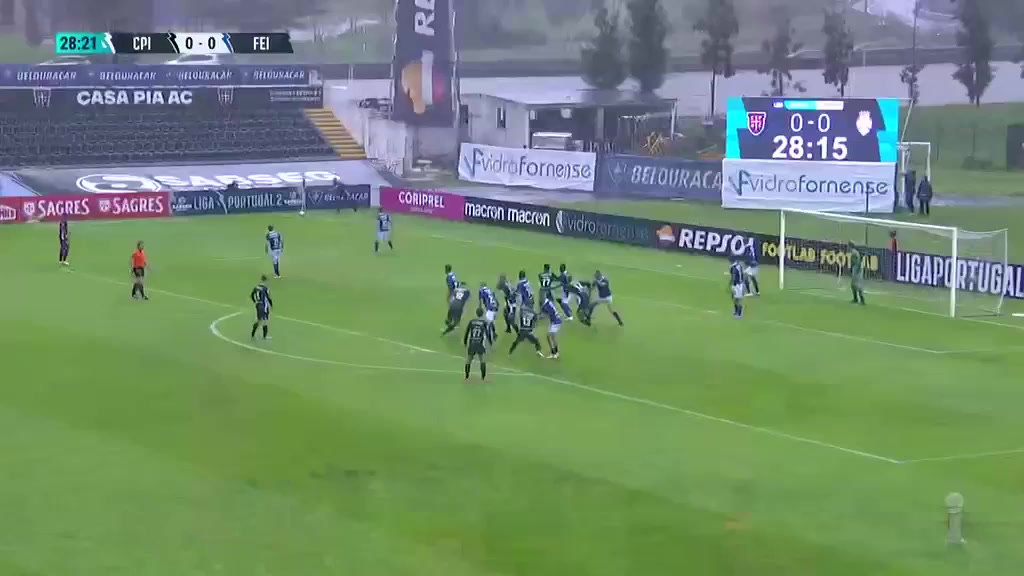 157 Casa Pia AC Vs Feirense 27 skor gol Zach Muscat, skor 1:0